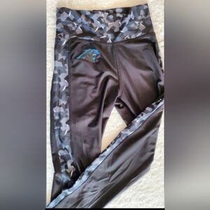 NWT NFL Carolina Panthers Football Leggings Stretch Women Pants